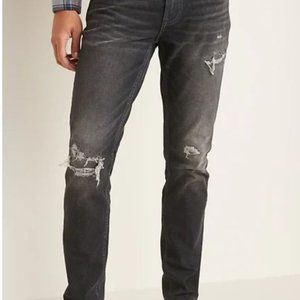 Relaxed Slim Built-In Flex Distressed Jeans for Me